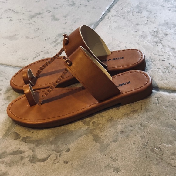 RDevine Shoes Tan Leather Braided Toe Sandal Poshmark